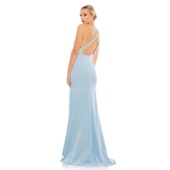 Mac Duggal ONE SHOULDER JERSEY MERMAID GOWN New - Picture 1 of 11